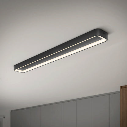 Aiden 48 in. LED modern flush mount light 5 CCT