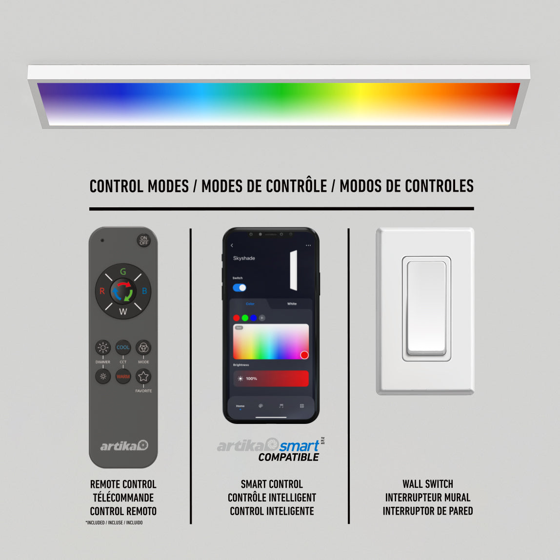 Skyshade smart RGB LED light panel