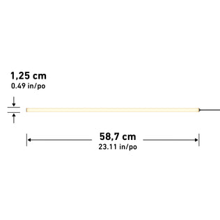 Artika Lumilok LED Wall Panel Light (58.7 x 1.25 cm) with remote, ideal for Sonolok panels or LED strips.