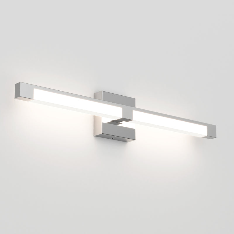 Tivoli 27-in (69 cm) Integrated LED 5-CCT Vanity Light Bar for Bathroom, Chrome