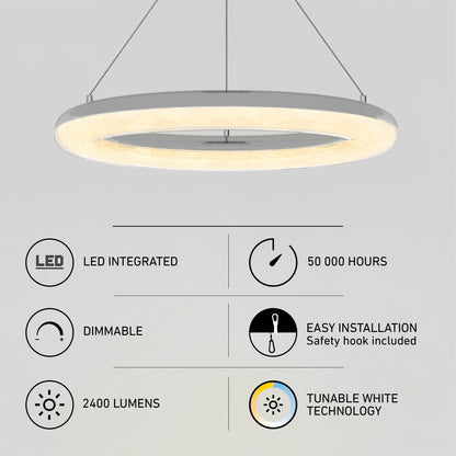 Famous Optical LED pendant light 5 CCT