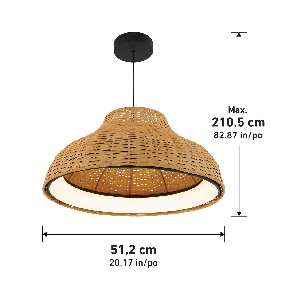 Raina LED pendant light 5 CCT