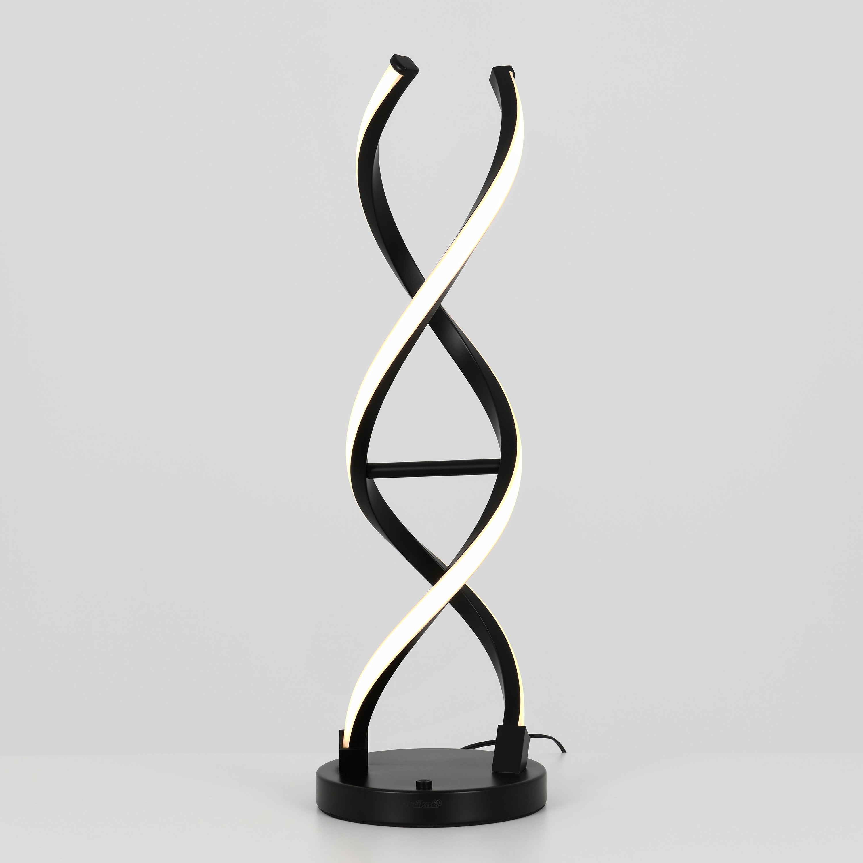 ARTIKA スワールテーブルランプ クローム LEDライト 卓上ライト 間接照明 コストコ 57572 SWIRL TABLE LAMP 札幌 西野店 Swirl modern LED table lamp in Matte Black | Artika