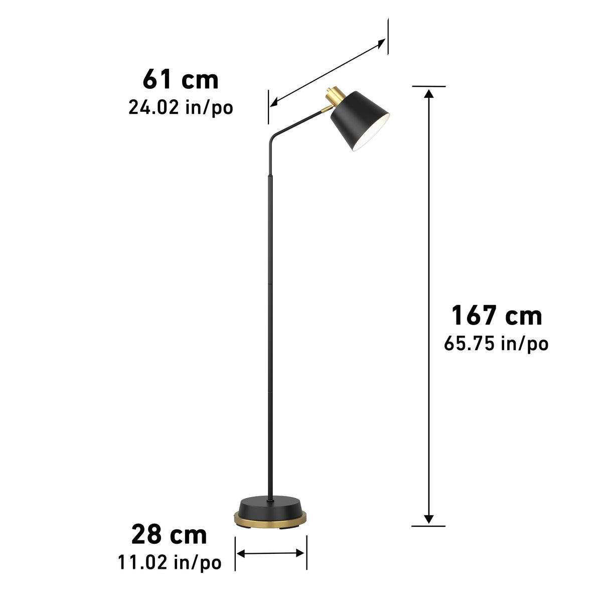 Alton LED modern floor lamp