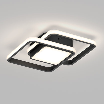 Romeson 11 in. LED modern flush mount light 5 CCT