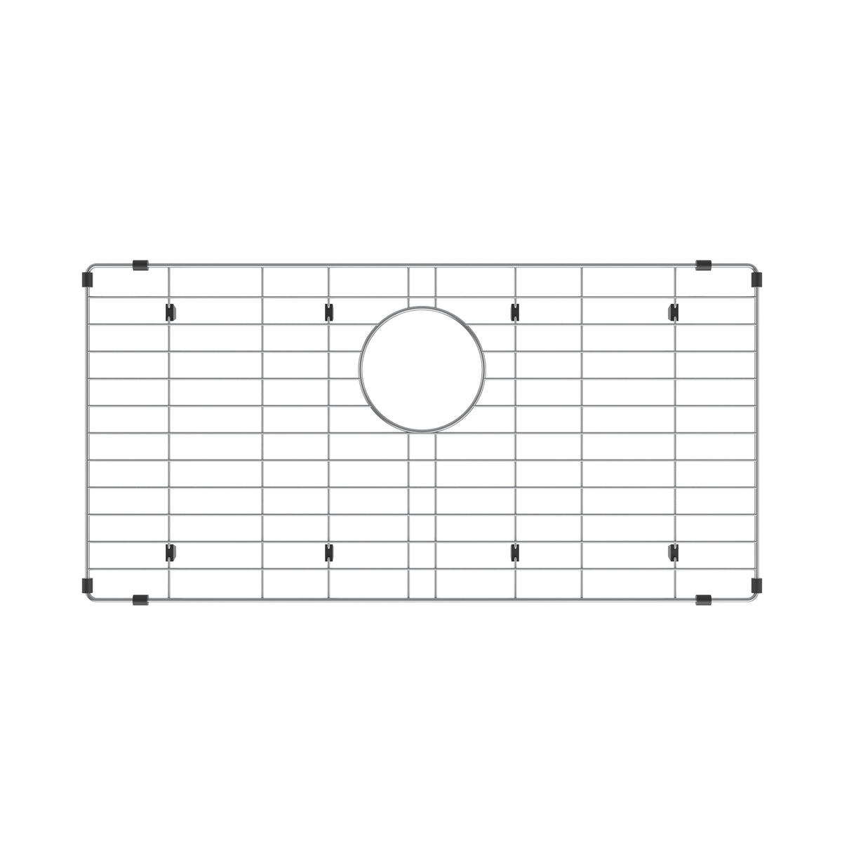 Newport 33 in. single bowl stainless steel workstation sink