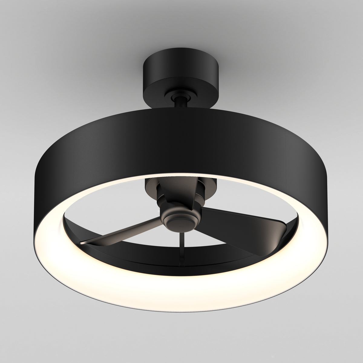 Aiden 24 in. LED modern ceiling fan 3 speeds - with remote