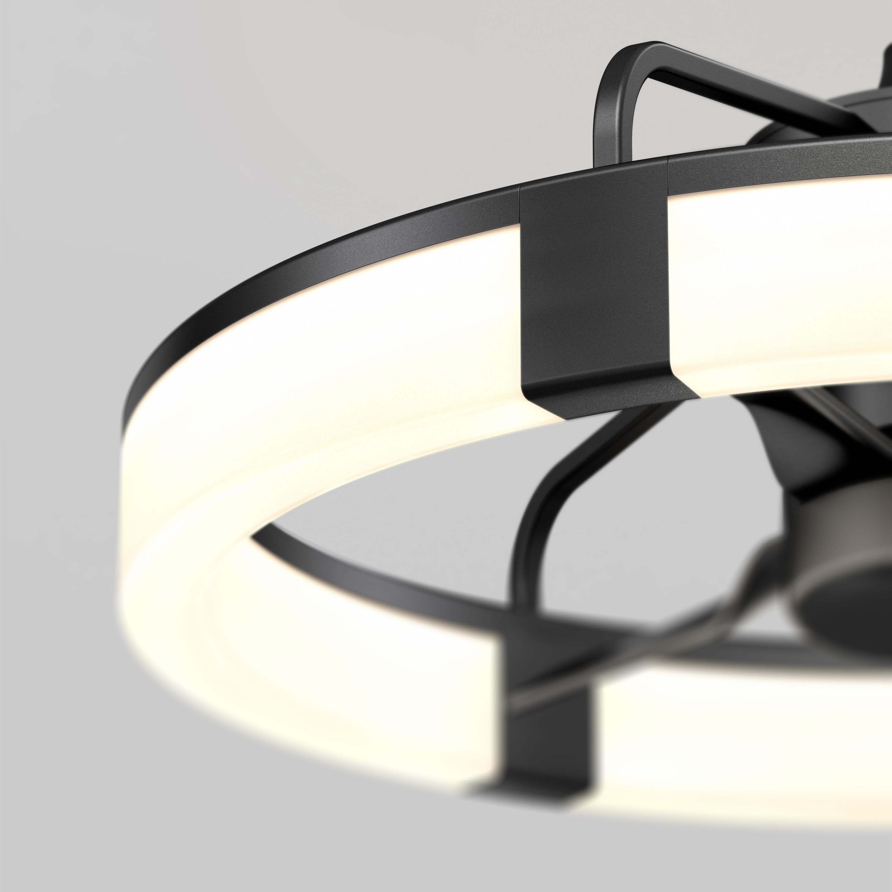 Sunnyvale 23 in. LED modern ceiling fan in Black | Artika