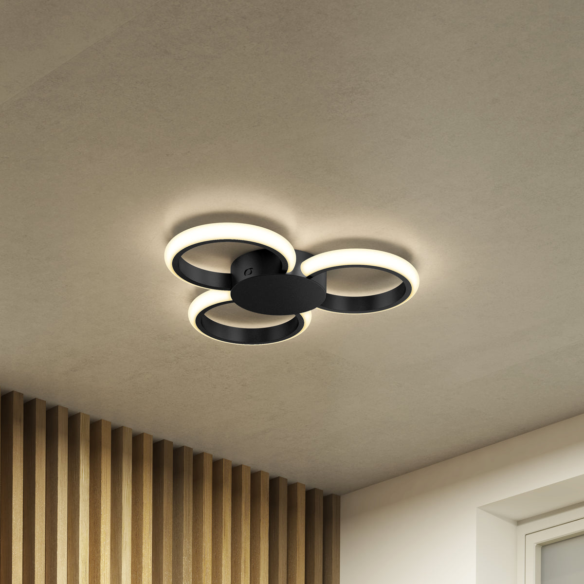 Nyala 15 in. LED flush mount light 5CCT