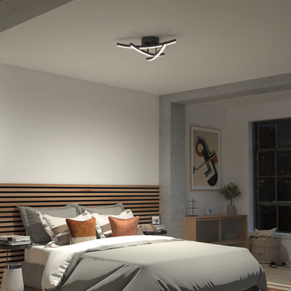 Orly modern LED flush mount light 3 CCT