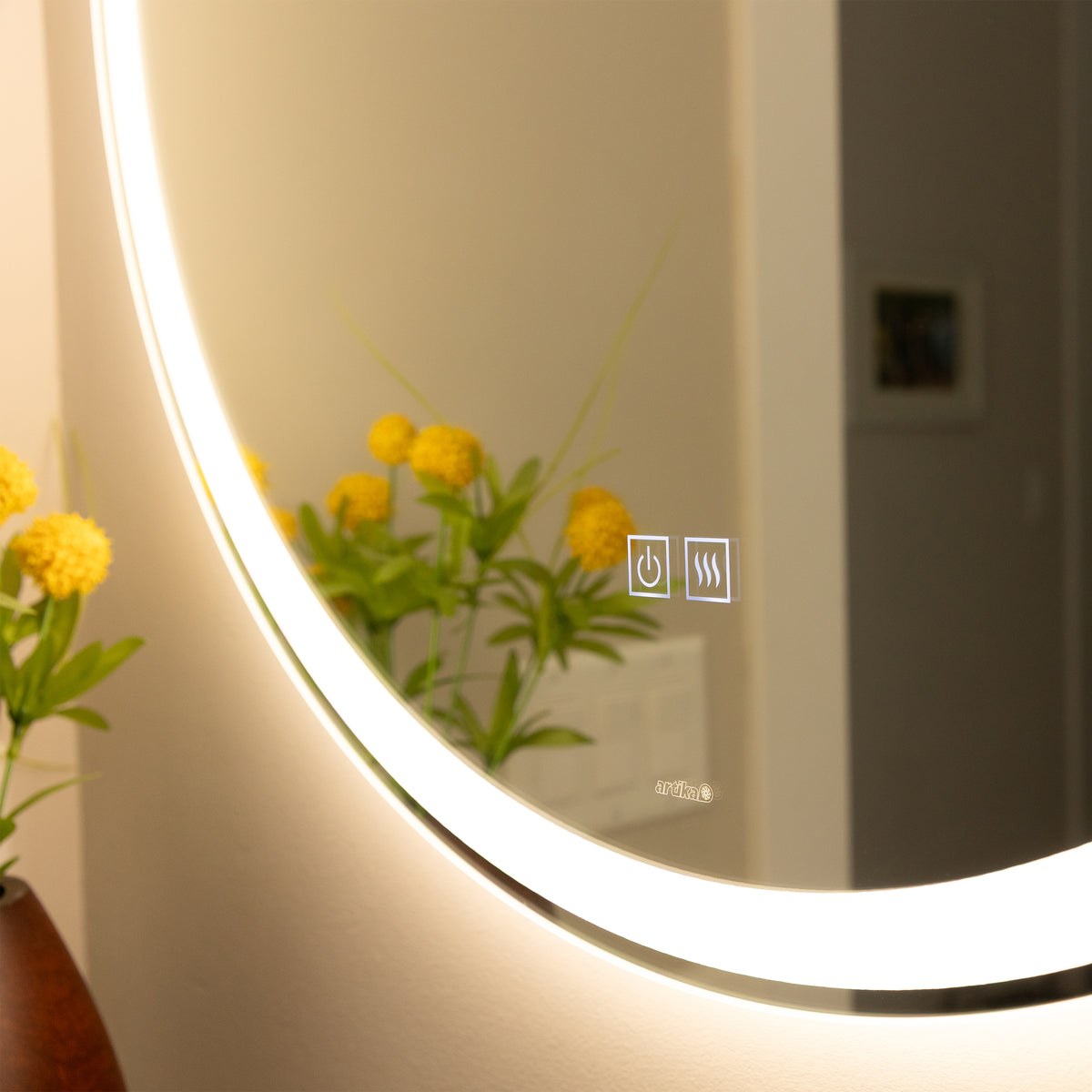 Mateo 28 in. LED mirror 3 CCT with defogger
