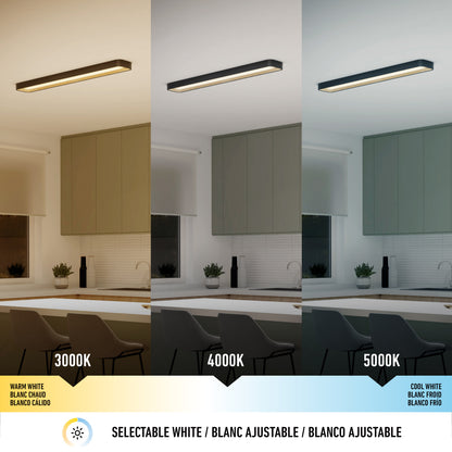 Alton 48 in. LED flush mount light 5 CCT