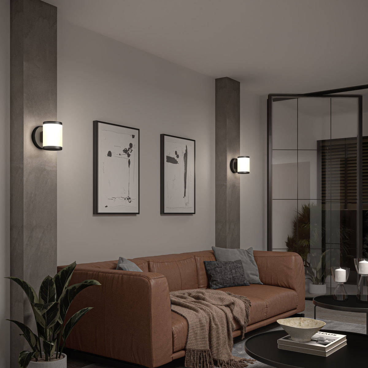 Landon LED Outdoor Wall Light 2-Pack