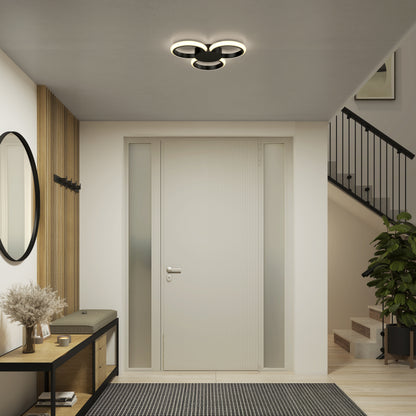 Nyala 15 in. LED flush mount light 5CCT