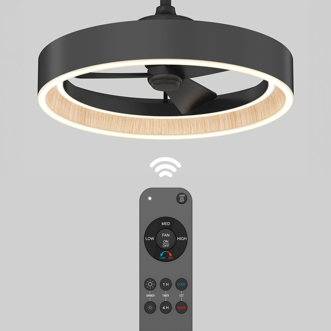 Artika Alton 24 in. LED Ceiling Fan - Thumbnail 2