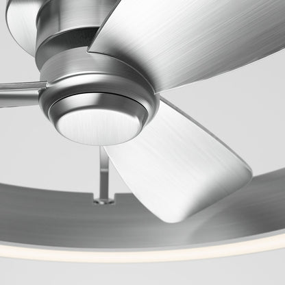 Edwin 23 in. LED modern ceiling fan 3 speeds - with remote