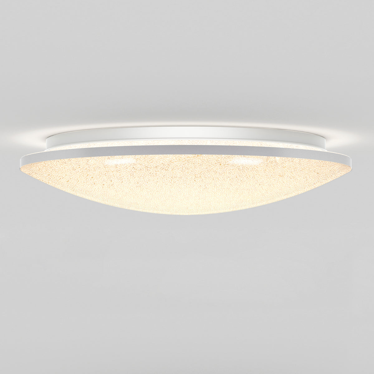 Sparkle 18 in. (45 cm) Modern LED Flush Mount Ceiling Light - With Remote