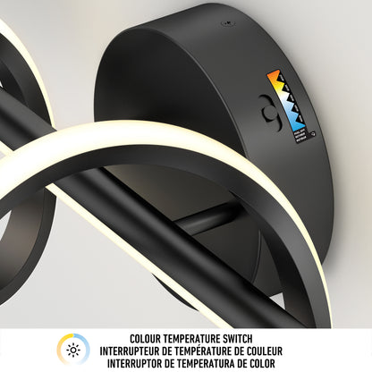 Coda aplique de baño LED moderno 5 CCT