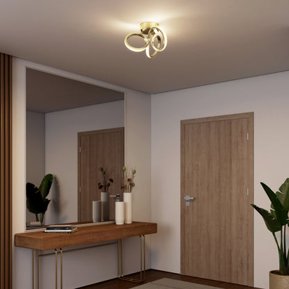 Swirl LED flush mount