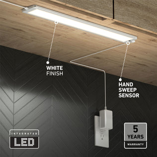 Artika Maestro under cabinet LED light, 3 CCT, hand-sweep sensor, pack of 3—ideal kitchen lighting with 5-year warranty.