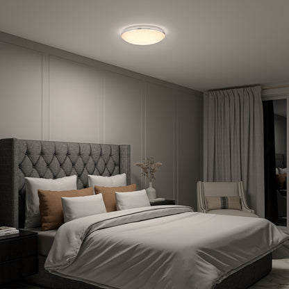 Sparkle 15 in. LED modern flush mount light 5 CCT
