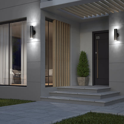 Cosmic indoor-outdoor LED wall light 3 CCT