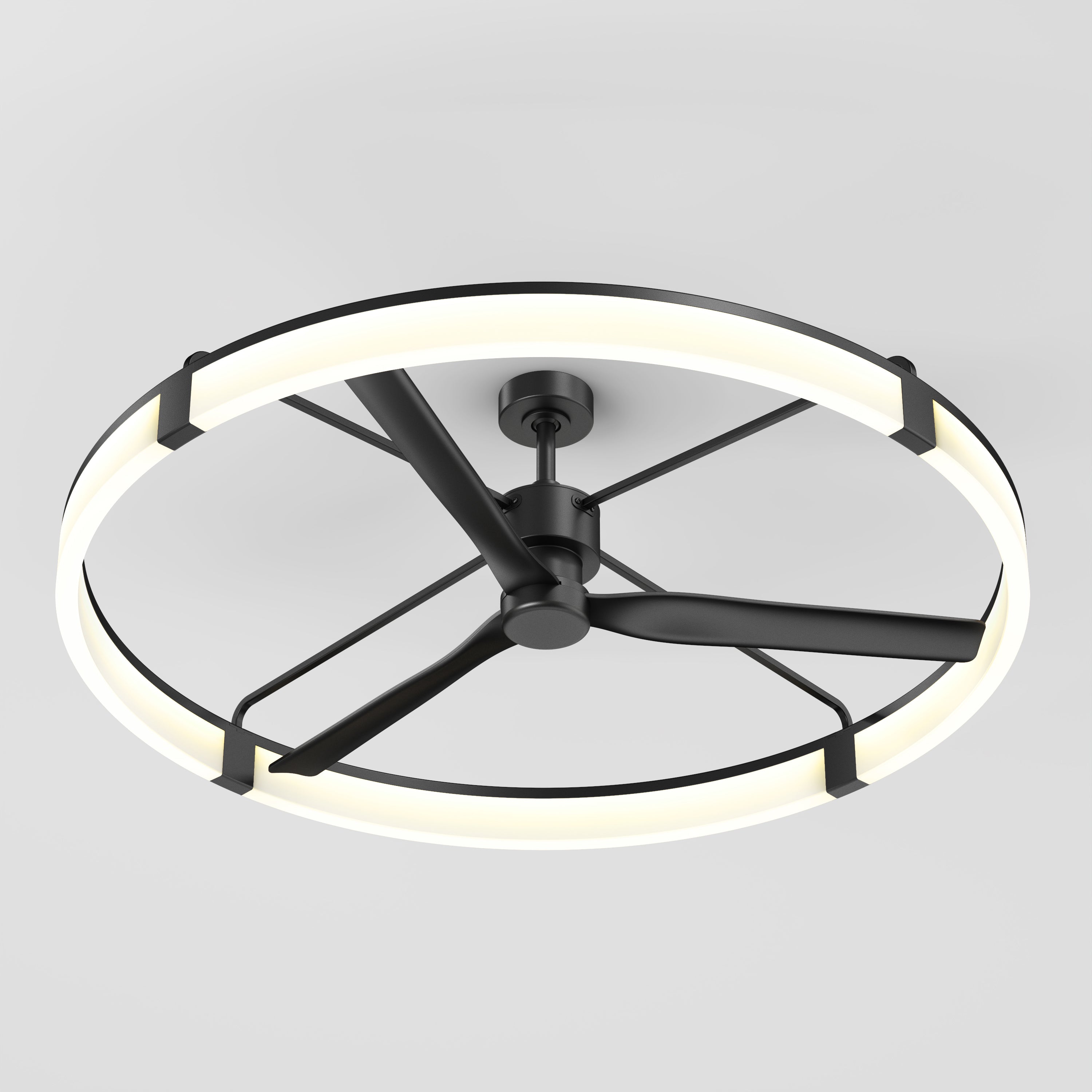 Sunnyvale 52 in. LED Modern Ceiling Fan in Matte Black | Artika