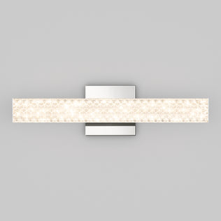 Artika Adeline modern LED bathroom vanity light 3 CCT features a rectangular frosted shade and sleek base for bathrooms.
