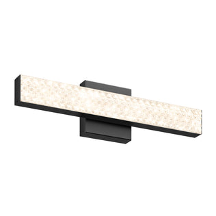 Artika Adeline modern LED bathroom vanity light, 3 CCT, dark base—perfect for bathrooms, shown on white background.