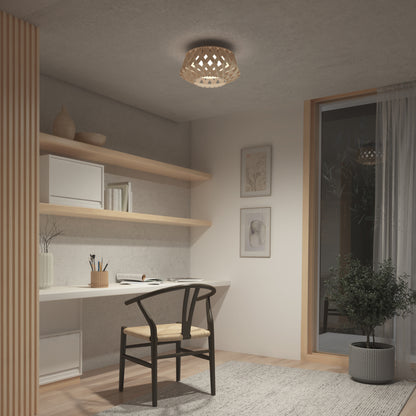 Kiran 13 in. modern LED flush mount light 5 CCT