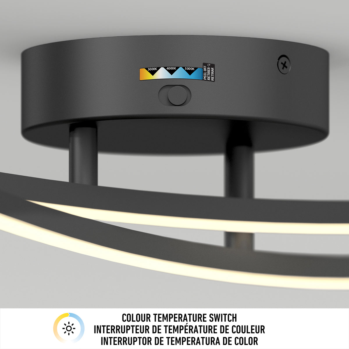 Orly modern LED bathroom vanity light 3 CCT
