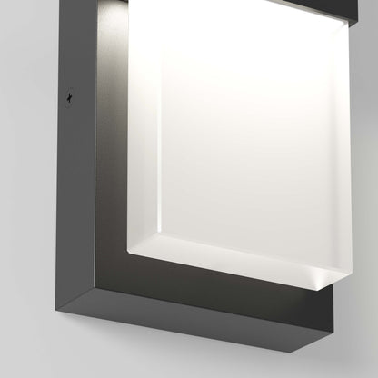 Mazza Frosted indoor-outdoor LED wall light