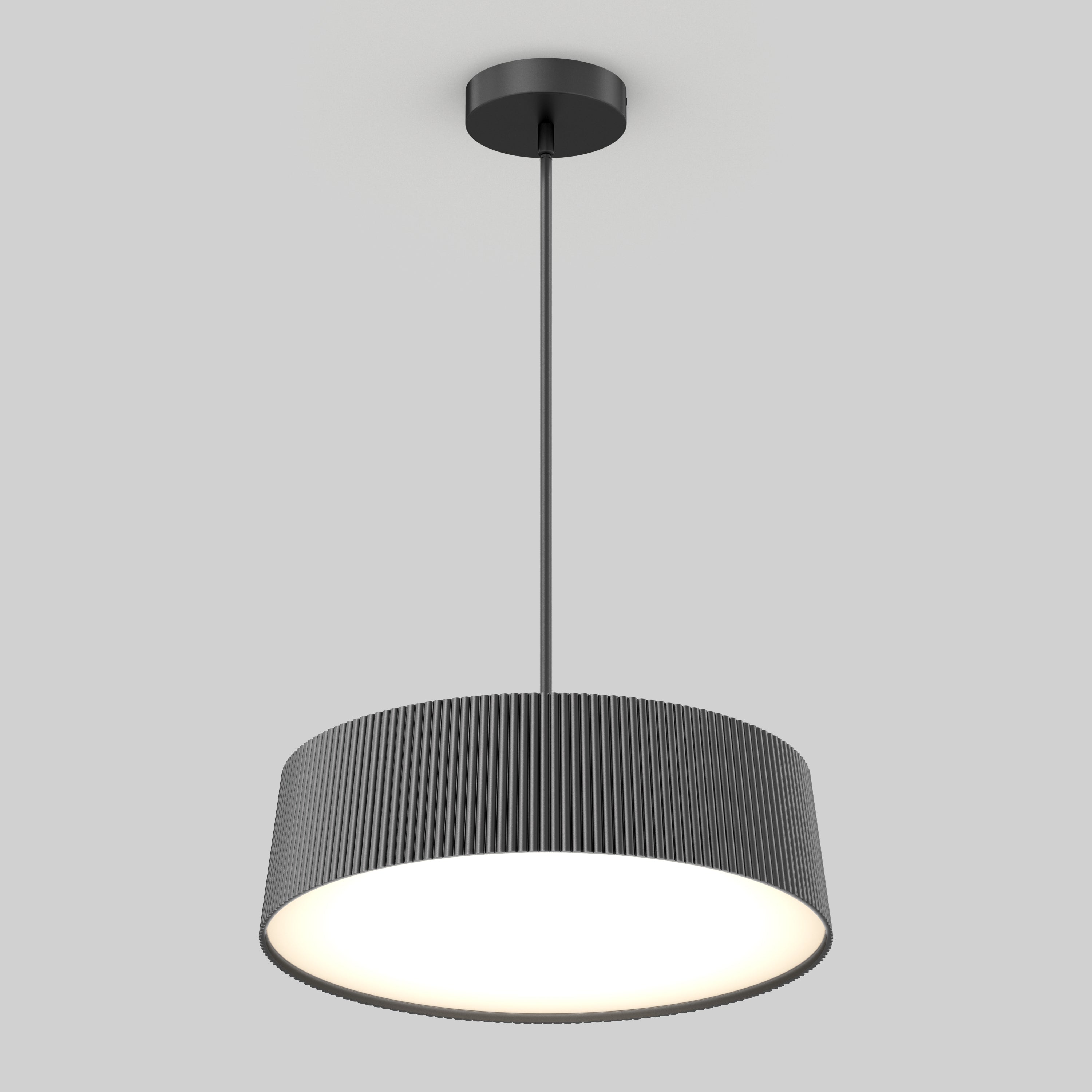 Groove Drum LED contemporary pendant light 3 CCT - Thumbnail 2
