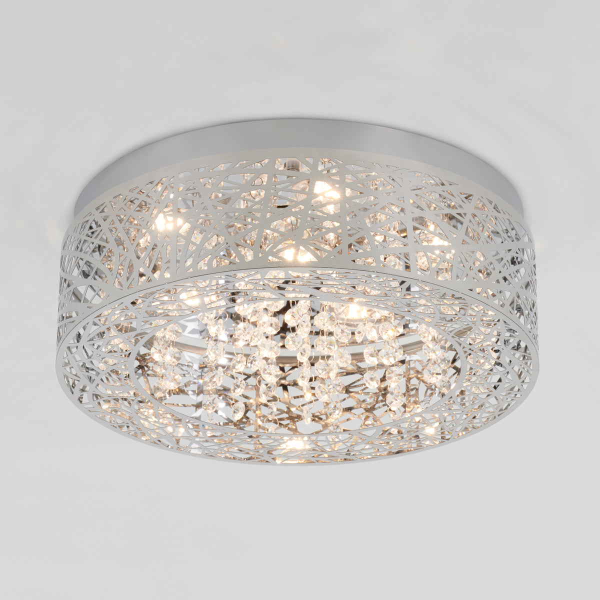 Crystal Nest luz de techo LED empotrada 38 cm (15 in.)