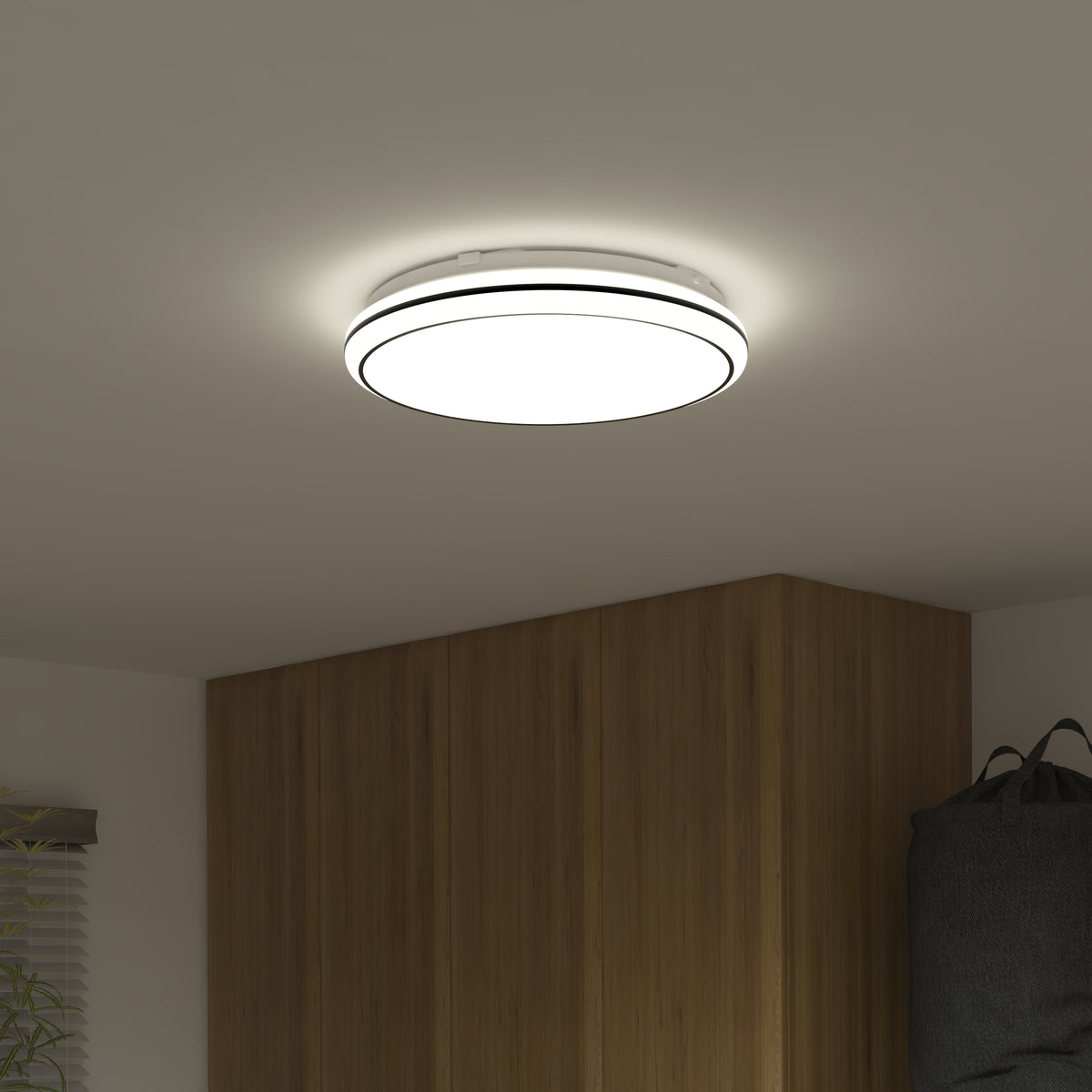 Emina 13 in. (33 cm) Modern LED Flush Mount Ceiling Light 3 CCT