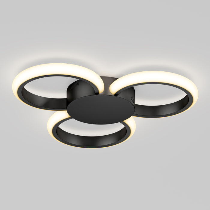 Nyala 15 in. (38 cm) Modern LED Flush Mount Ceiling Light 5 CCT
