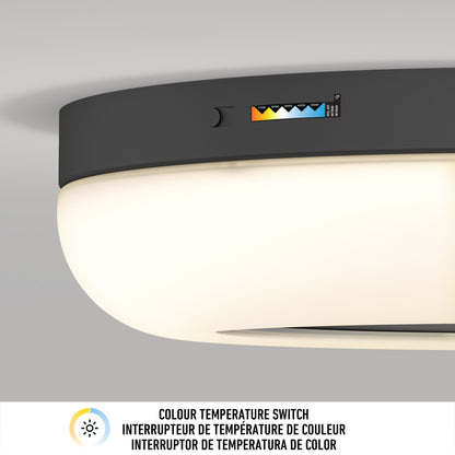 Louka lámpara de techo LED moderno 15 in.