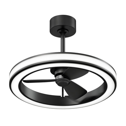 Edwin 23 in. LED modern ceiling fan 3 speeds - with remote
