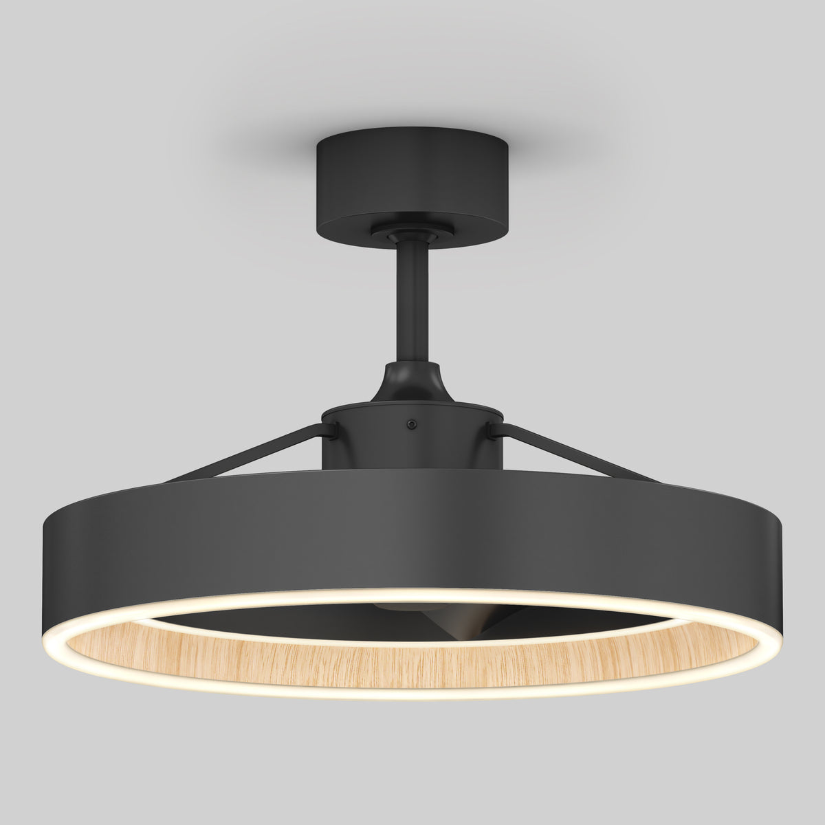 Alton 24 in. LED modern ceiling fan 3 speeds - with remote