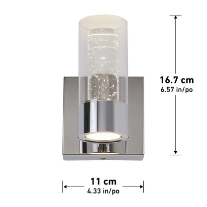 Essence 1-light LED bathroom vanity light