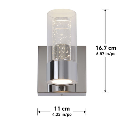 Essence 1-light LED bathroom vanity light