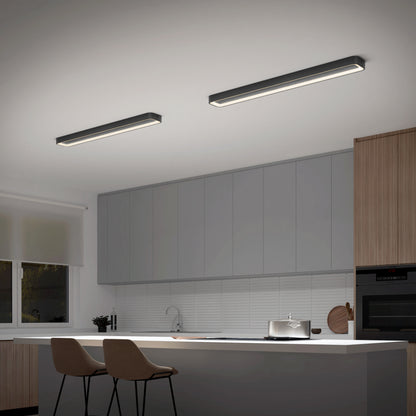 Aiden 48 in. LED modern flush mount light 5 CCT