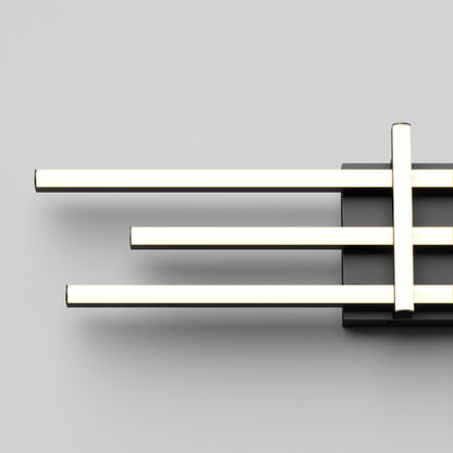 Grid LED bathroom vanity light
