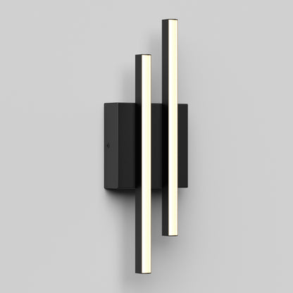 Grid indoor-outdoor LED wall light