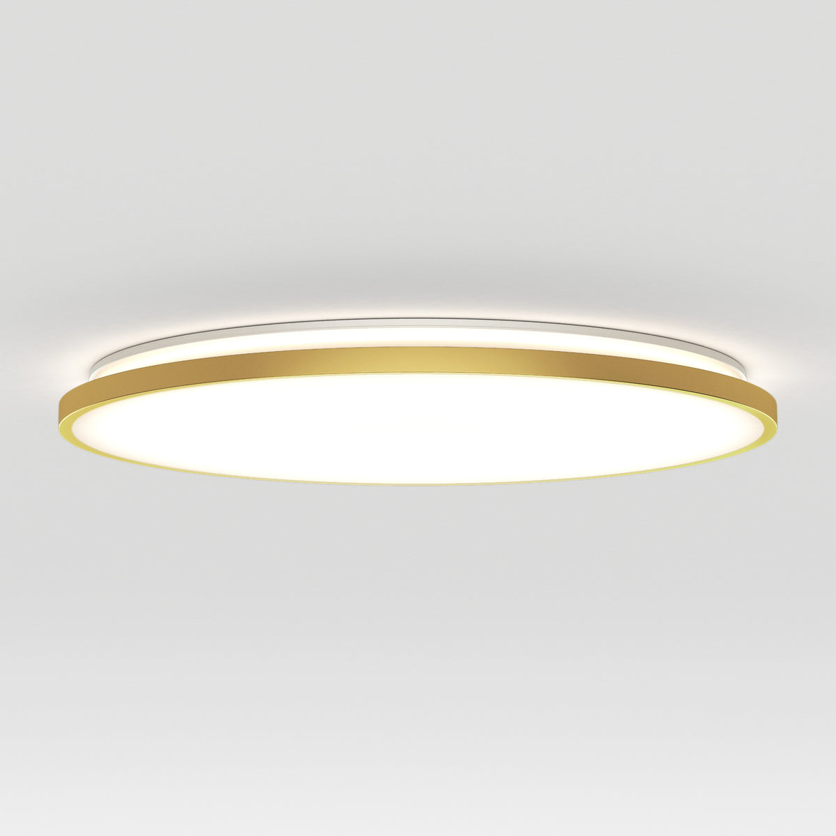 Europa 21 in. LED modern flush mount light - with remote