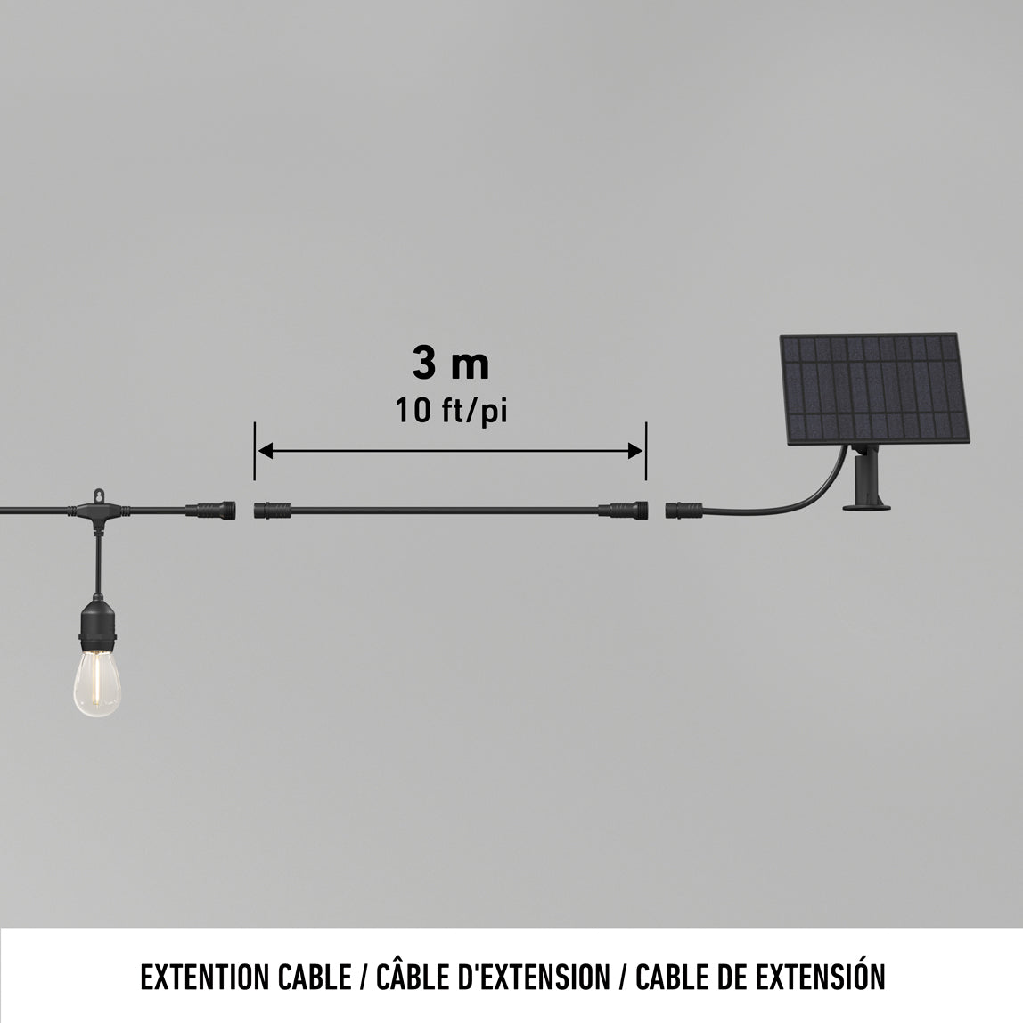 Blaze 20 LED Outdoor Solar String Lights