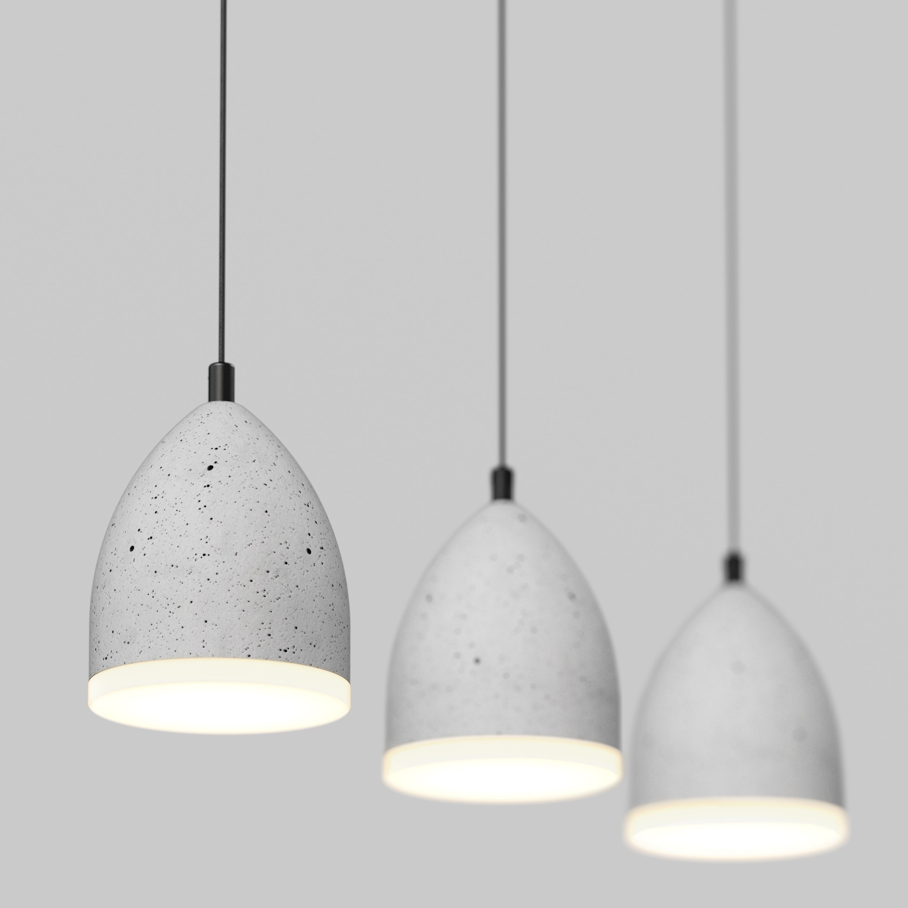 Bergen 3-light LED pendant light - Thumbnail 2