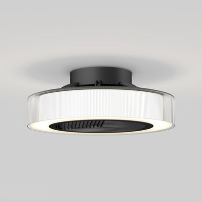 Groove 20 in. LED modern ceiling fan 3 speeds - with remote