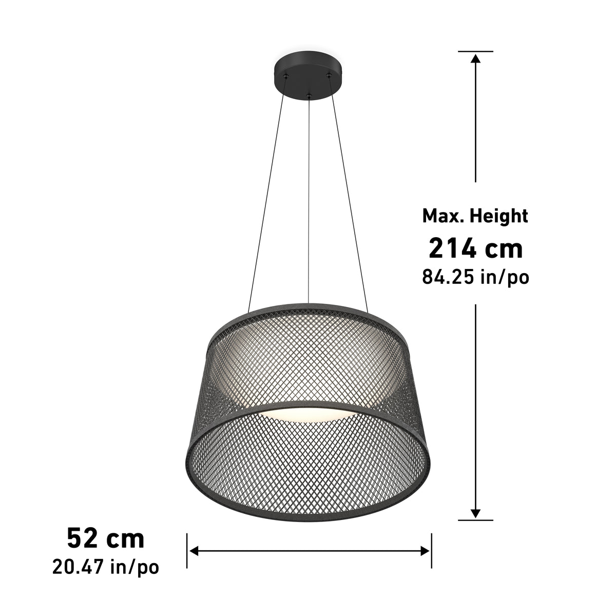 Adrian LED pendant light 3 CCT