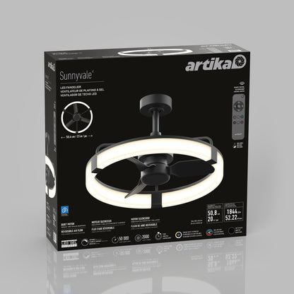 Sunnyvale 23 in. LED modern ceiling fan - with remote